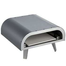 Propane Outdoor Pizza Oven, 12 Inch Gas Pizza Maker, Portable Pizza-Cooker with Thickened Pizza-Stone, Carry Bag
