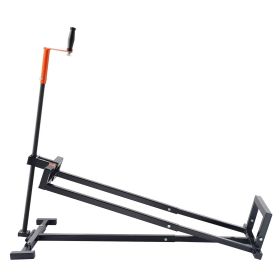 Ride on Lawn Mower Lift Jack, 880 Lbs Weight Capacity, Telescopic Maintenance Jack with Crank Handle & Power Tool Handle